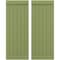 Ekena Millwork Americraft 6-Board Exterior Wood Joined Board-n-Batten Shutters w/ End Batten, ARW103BB621X57MGH, PR ARW103BB621X57MGH - alternate 1